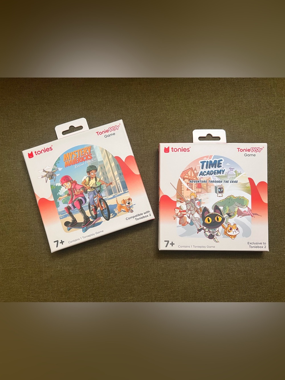 Toniebox 2 Games Bundle - Mystery Mavericks and Time Academy - Ages 7+